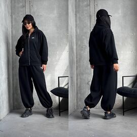 Фотография Костюм спортивный женский 9066 black р.42-50 "LINDA" недорого оптом от прямого поставщика