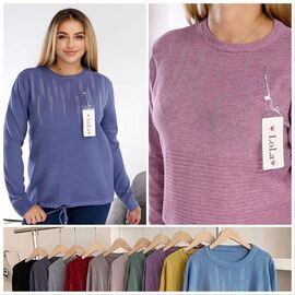 Фотография Свитер женский LO160 mix р.52-54 "Annet" недорого оптом от прямого поставщика