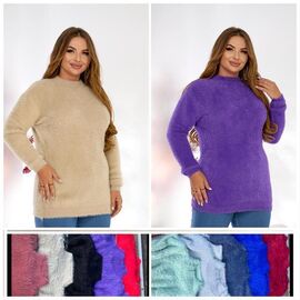 Фотография Свитер женский LO232 mix р.54-56 "Annet" недорого оптом от прямого поставщика