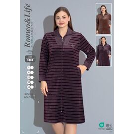 Халат жіночий 3888 grey р.48-56 "HOME STYLE" недорого оптом від прямого постачальника
