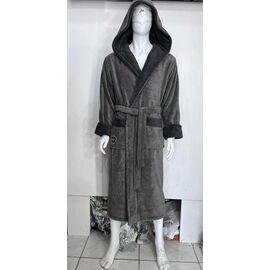 Фотография Халат мужской RL648 grey р.50-58 "HOME STYLE" недорого оптом от прямого поставщика