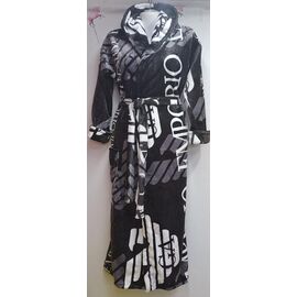 Фотография Халат женский тёплый RL652 black р.XL-3XL "HOME STYLE" недорого оптом от прямого поставщика