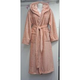 Фотография Халат женский тёплый RL664 beige р.XL-3XL "HOME STYLE" недорого оптом от прямого поставщика