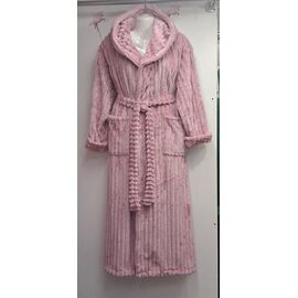 Фотография Халат женский тёплый RL666 pink р.XL-3XL "HOME STYLE" недорого оптом от прямого поставщика