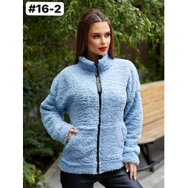 Фотография Куртка женская демисезонная 16-2 l.blue р.42-54 "HOME STYLE" недорого оптом от прямого поставщика