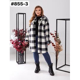 Сорочка тепла жіноча 855-3 black р.50-60 "HOME STYLE" недорого оптом від прямого постачальника