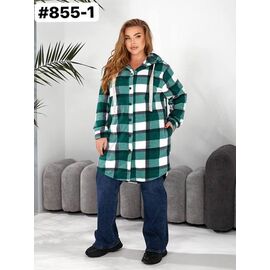 Сорочка тепла жіноча 855-1 green р.50-60 "HOME STYLE" недорого оптом від прямого постачальника