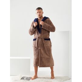 Фотография Халат мужской 37 brown р.XL-3XL "Alberk" недорого оптом от прямого поставщика