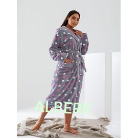 Халат жіночий теплий 71 grey р.50-54 "Alberk" недорого оптом від прямого постачальника