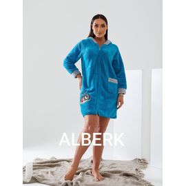 Халат жіночий 76 blue р.48-52 "Alberk" недорого оптом від прямого постачальника