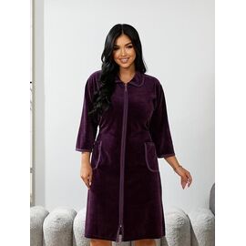 Фотография Халат женский AL19 purple р.56-60 "Alberk" недорого оптом от прямого поставщика