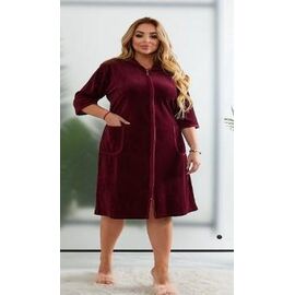 Фотография Халат женский AL22 wine р.50-54 "Alberk" недорого оптом от прямого поставщика