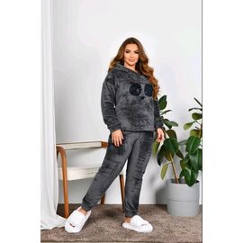 Фотография Костюм женский тёплый RL699 grey р.48-52 "HOME STYLE" недорого оптом от прямого поставщика