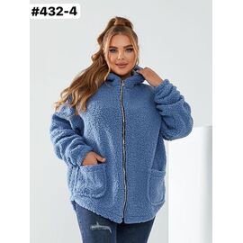 Фотография Куртка женская демисезонная 432-4 l.blue р.50-60 "HOME STYLE" недорого оптом от прямого поставщика