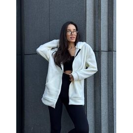 Фотография Кофта спортивная женская 4243 white р.42-48 "BONJOUR" недорого оптом от прямого поставщика