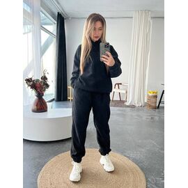 Фотография Костюм спортивный женский 5132 black р.42-48 "BONJOUR" недорого оптом от прямого поставщика