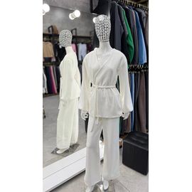 Фотография Костюм женский тёплый 5167 white р.42-52 "BONJOUR" недорого оптом от прямого поставщика