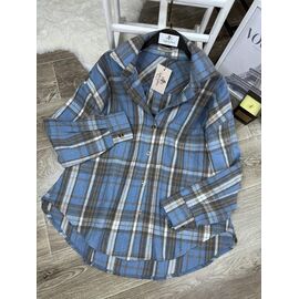 Сорочка жіноча 8075 l.blue р.42-52 "BONJOUR" недорого оптом від прямого постачальника