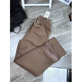 Фотография Штаны спортивные женские тёплые 989 brown р.3XL-7XL "BONJOUR" недорого оптом от прямого поставщика