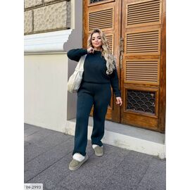 Жіночий костюм кофта з брюками на різанику великі розміри р.46-48;50-52;54-56;58-60 (4кол.) "VLADA" купити недорого від прямого постачальника