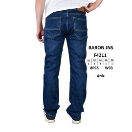 Фотография Джинсы мужские F4211 blue р.32-38 "God Baron" недорого оптом от прямого поставщика