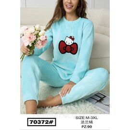 Піжама жіноча махра р-ри M-3XL "FLOWER" купити недорого від прямого постачальника