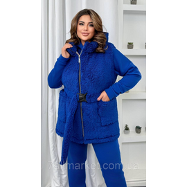 Костюм 3-ка жіночий спортивний тринитка на флісі+худі (46-60) "LADA" недорого від прямого постачальника