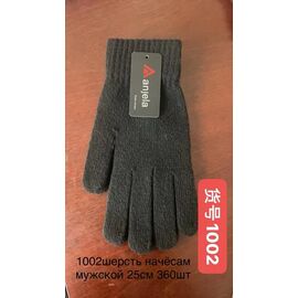 Чоловічі рукавиці 1002 black р.11-13 "Anjela" недорого оптом від прямого постачальника