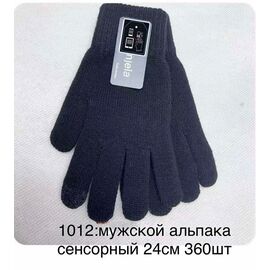 Чоловічі рукавиці 1012 black р.11-13 "Anjela" недорого оптом від прямого постачальника