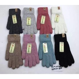 Рукавички жіночі утеплені 1113 mix р.6.5-8.5 "Anjela" недорого оптом від прямого постачальника