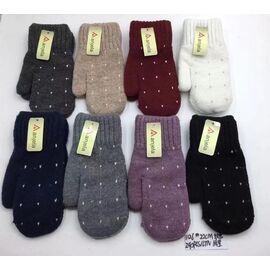 Фотография Варежки для женщин 1126 mix р.6.5-8.5 "Anjela" недорого оптом от прямого поставщика