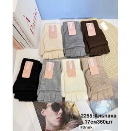 Фотография Перчатки утеплённые женские 2255 mix р.6.5-8.5 "Anjela" недорого оптом от прямого поставщика