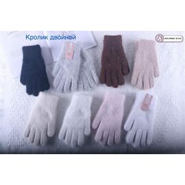 Рукавички жіночі утеплені 2423 mix р.6.5-8.5 "Anjela" недорого оптом від прямого постачальника