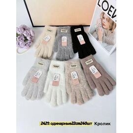 Рукавички жіночі утеплені 2421 mix р.6.5-8.5 "Anjela" недорого оптом від прямого постачальника