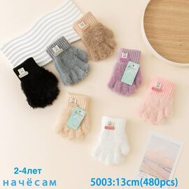 Рукавички дитячі на дівчинку 5003 mix р.2-4 "Anjela" недорого оптом від прямого постачальника