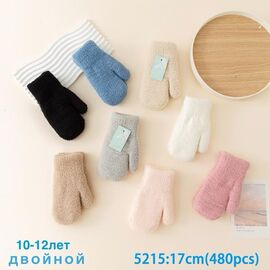 Рукавиці дитячі на дівчинку 5215 mix р.10-12 "Anjela" недорого оптом від прямого постачальника