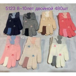 Рукавички дитячі на дівчинку 5123 mix р.8-10 "Anjela" недорого оптом від прямого постачальника