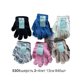 Рукавички дитячі на дівчинку 5301 mix р.2-4 "Anjela" недорого оптом від прямого постачальника