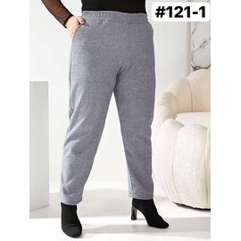 Штани жіночі утеплені 121-1 grey р.50-60 "ZLATA" недорого оптом від прямого постачальника
