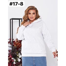 Худі жіноче 17-8 l.grey р.one size "ZLATA" недорого оптом від прямого постачальника