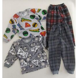 Піжама дитяча тепла на хлопчика ML2540 d.grey р.28-36 "Meloria" недорого оптом від прямого постачальника