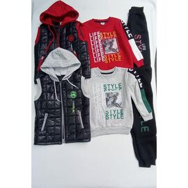 Костюм дитячий спортивний на хлопчика ML2582 red р.5-8 "Meloria" недорого оптом від прямого постачальника