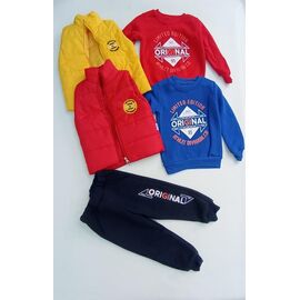 Фотография Костюм детский спортивный на мальчика ML2591 red р.2-5 "Meloria" недорого оптом от прямого поставщика