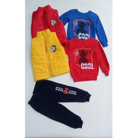 Костюм дитячий спортивний на хлопчика ML2594 yellow р.2-5 "Meloria" недорого оптом від прямого постачальника