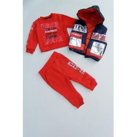 Костюм дитячий спортивний на хлопчика ML2596 orange р.5-8 "Meloria" недорого оптом від прямого постачальника