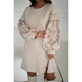 Плаття жіноче 7562 l.beige р.42-52 "Alisa Brand" недорого оптом від прямого постачальника