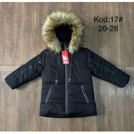 Курка дитяча зимова на хлопчика 17-1 black р.3-6 "Ayden" недорого оптом від прямого постачальника
