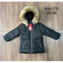 Курка дитяча зимова на хлопчика 17 khaki р.3-6 "Ayden" недорого оптом від прямого постачальника