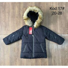 Фотография Курка детская зимняя на мальчика 17-1 navy р.3-6 "Ayden" недорого оптом от прямого поставщика