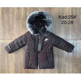 Фотография Курка детская зимняя на девочку 25 brown р.3-6 "Ayden" недорого оптом от прямого поставщика